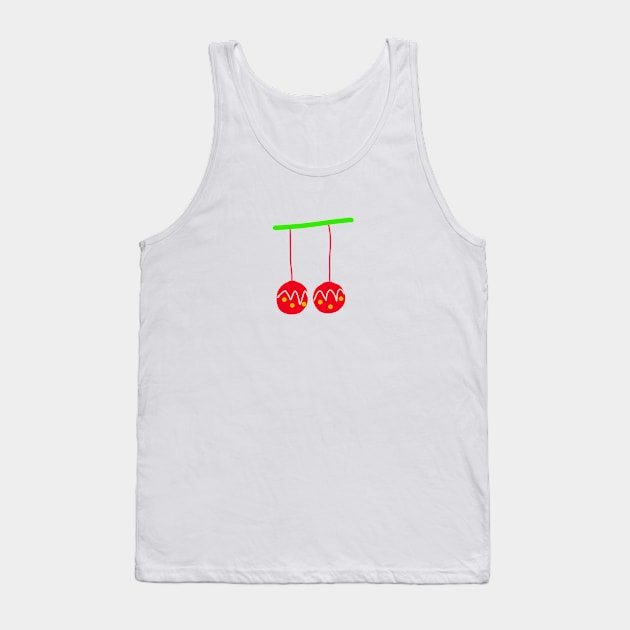 red green bells art Tank Top by creatilory